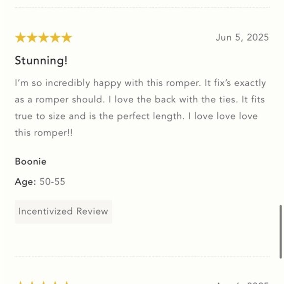 NWT Farm‎ Rio x Anthropologie Puff-Sleeve Square-Neck Romper XS - Picture 4 of 9